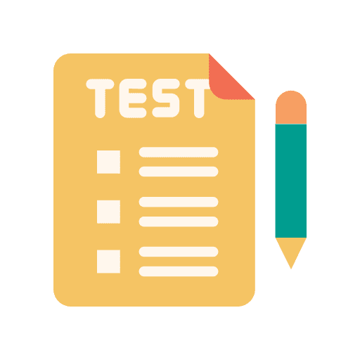 Test education exam task icon Test education exam task icon