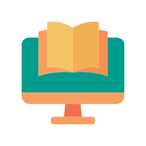 Ebook course book elearning icon Ebook course book elearning icon