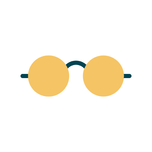 Glasses ophthalmology education vision icon Glasses ophthalmology education vision icon