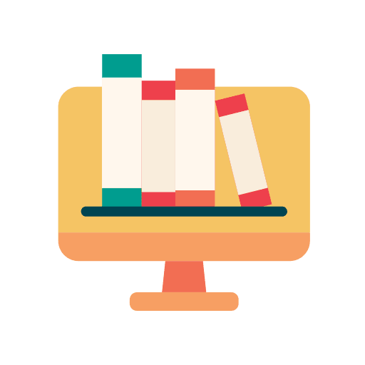 Online library online shop online library elearning icon Online library online shop online library elearning icon