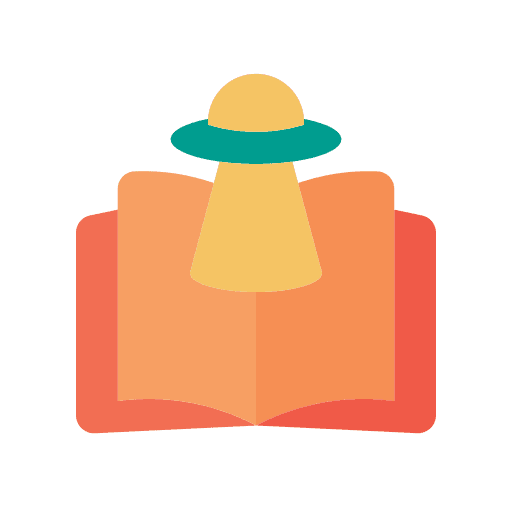 Science fiction science fiction planet book icon Science fiction science fiction planet book icon