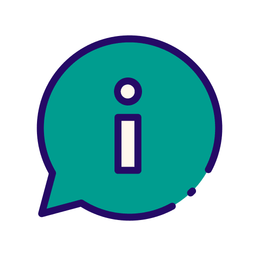 Information signs information signaling icon