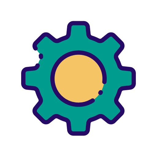 Mechanic cogwheel settings configuration icon