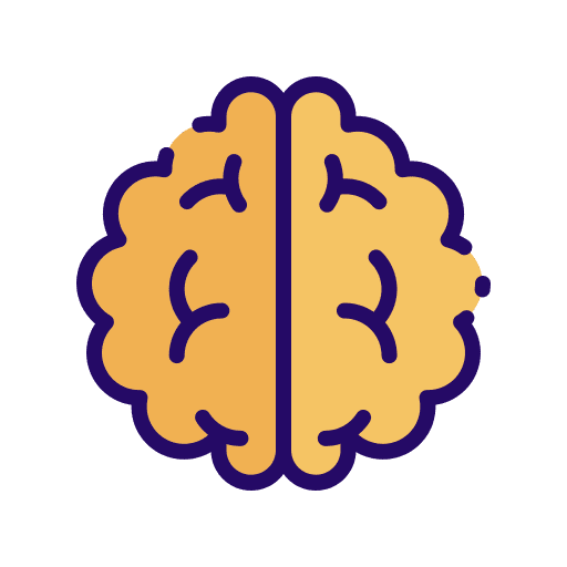 Brain automaton connection ai icon Brain automaton connection ai icon