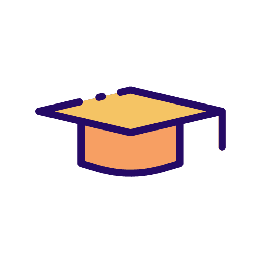 Educative graduate graduation academy icon Educative graduate graduation academy icon