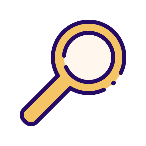 Research interface magnifying glass magnifying icon Research interface magnifying glass magnifying icon