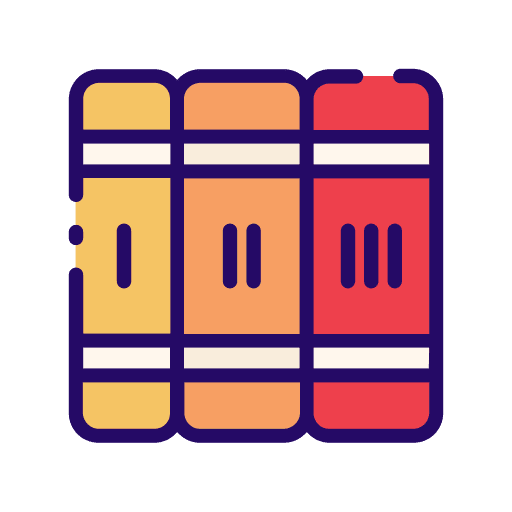 Trilogy library literature education icon Trilogy library literature education icon