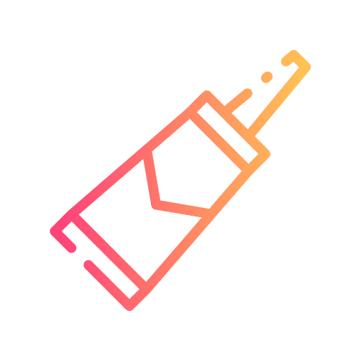 Glue bottle office material art and design icon