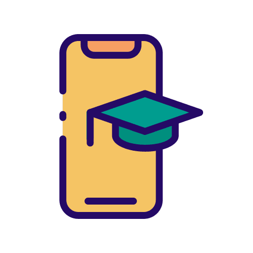 Online education elearning course training icon Online education elearning course training icon