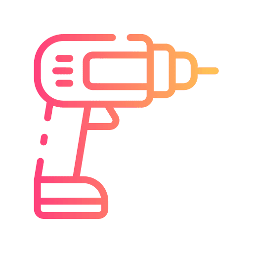 Drill drills construction and tools technology icon Drill drills construction and tools technology icon