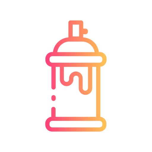 Graffiti spray paint spray container spray can icon Graffiti spray paint spray container spray can icon