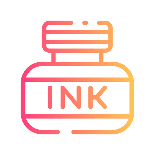 Ink bottle ink bottle feather pen education icon Ink bottle ink bottle feather pen education icon