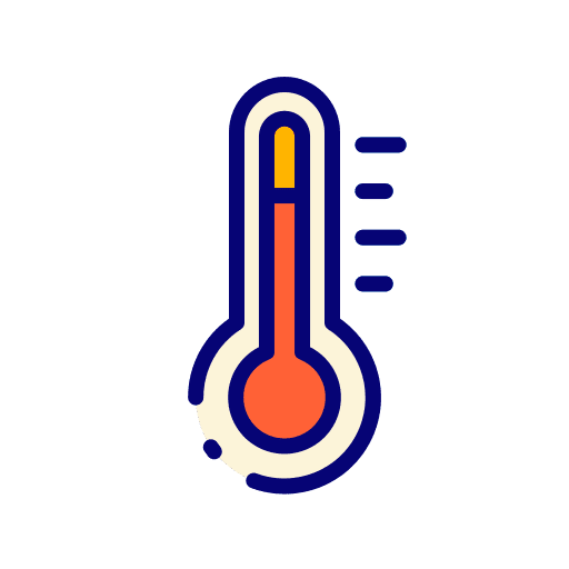 Thermometer weather degrees heat icon Thermometer weather degrees heat icon
