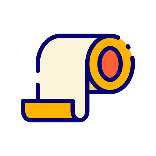 Toilet paper tissue paper furniture and household tissue roll icon Toilet paper tissue paper furniture and household tissue roll icon