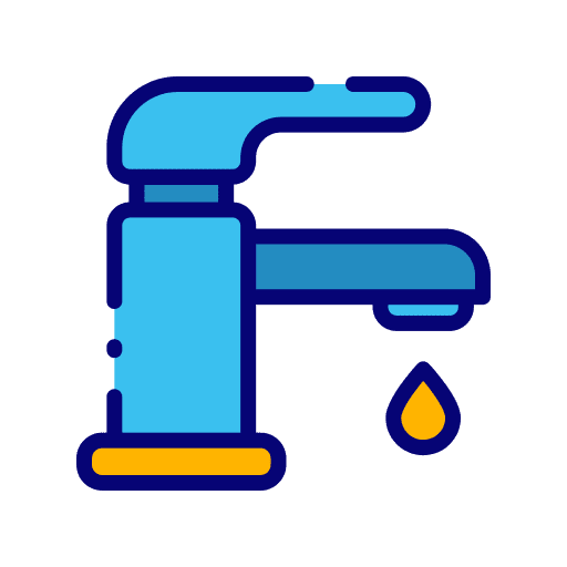 Faucet faucet furniture and household water droplet icon Faucet faucet furniture and household water droplet icon