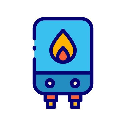 Water heater electrical electronics technology icon Water heater electrical electronics technology icon
