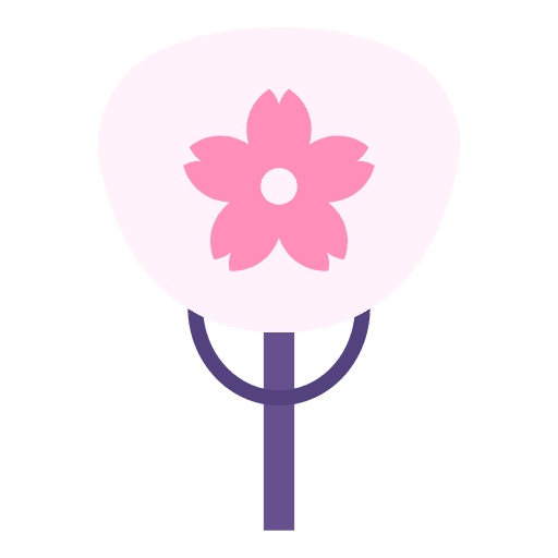 Fan sakura japan fan icon Fan sakura japan fan icon