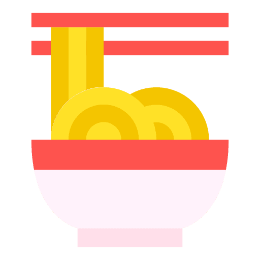 Ramen oriental yakisoba food and restaurant icon Ramen oriental yakisoba food and restaurant icon