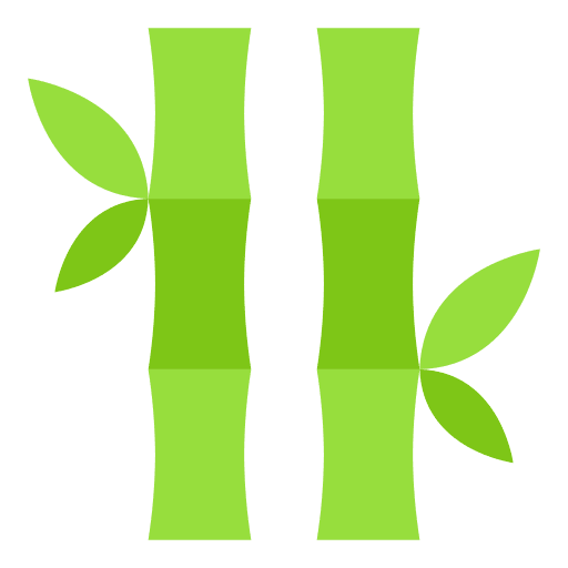 Bamboo asia botanical chinese icon Bamboo asia botanical chinese icon