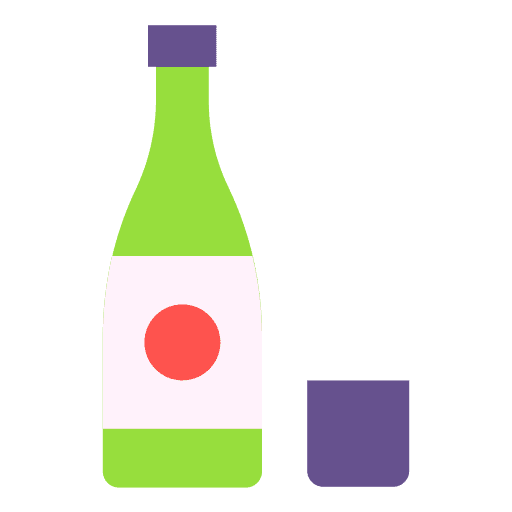 Sake cultures cup alcoholic drink icon Sake cultures cup alcoholic drink icon