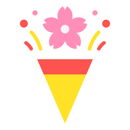 Confetti sakura japan confetti icon Confetti sakura japan confetti icon