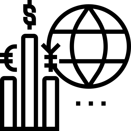 Money exchange stock stock market icon