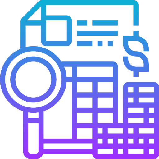 Statement document bank statement icon
