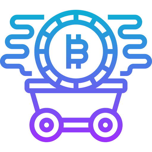Bitcoin currency mining bitcoin icon