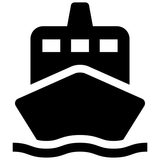 Ship vessel cruise travel icon