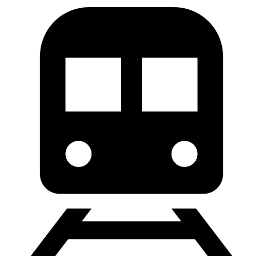 Train railroad metro locomotive icon