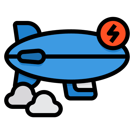 Aircraft aircraft transportation electric car icon