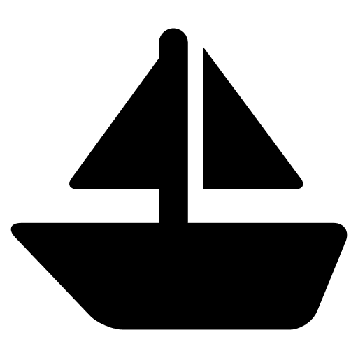 Boat sailing ship sailboat icon Boat sailing ship sailboat icon