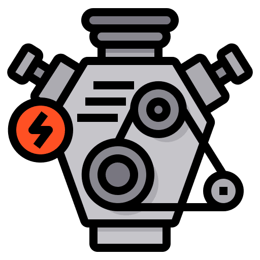 Electric motor electric car electric vehicle electric icon