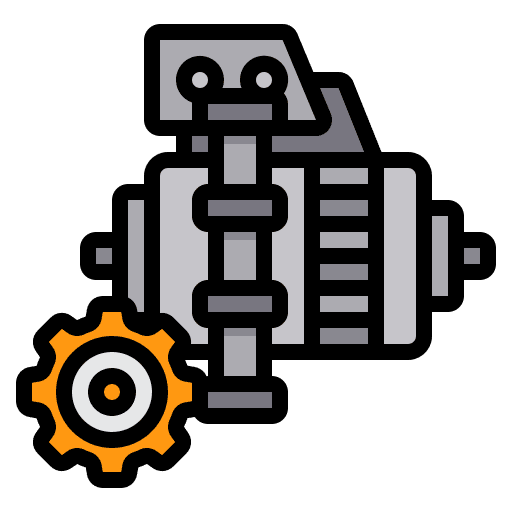 Electric motor electric vehicle motor transportation icon