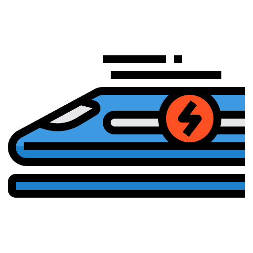 Electric train transport electric train public icon Electric train transport electric train public icon