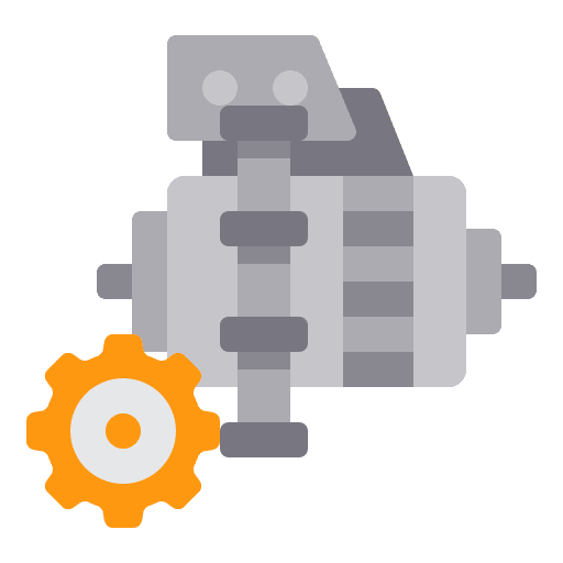 Electric motor motor transportation electric motor icon