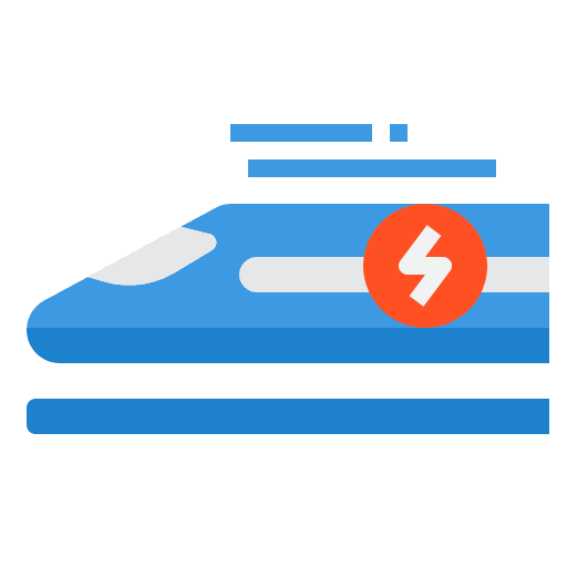 Electric train electric train public transport transportation icon