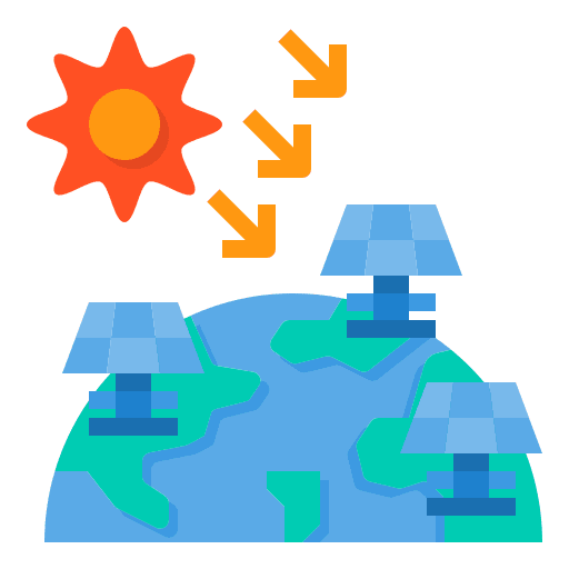 Solar energy green energy renewable energy solar panel icon