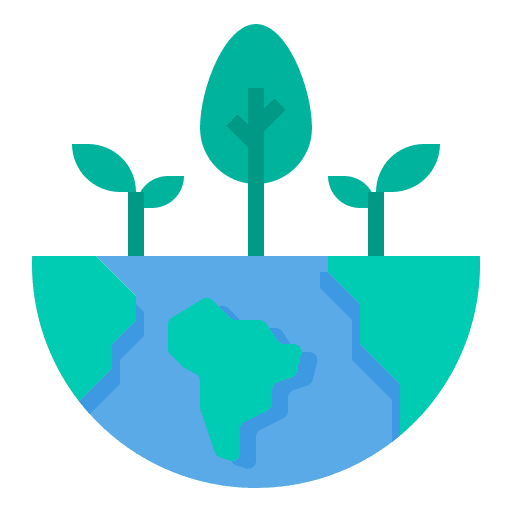 Green earth green planet earth plant icon Green earth green planet earth plant icon