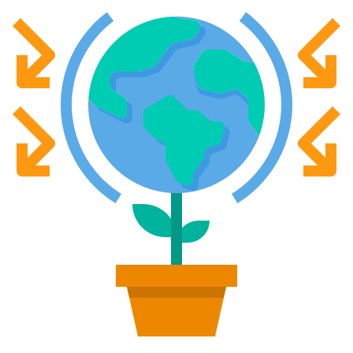 Green planet leaf ecology and environment nature icon Green planet leaf ecology and environment nature icon