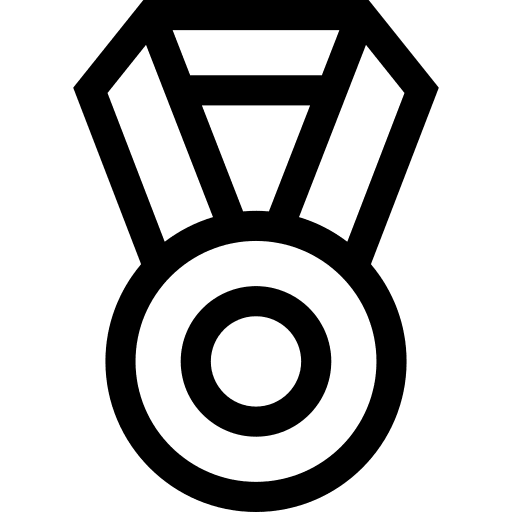 Medal special sports and competition sport icon