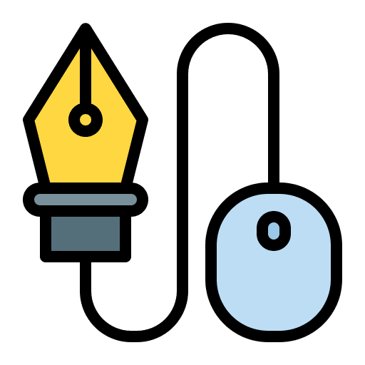 Mouse graphic design pen tool editing icon