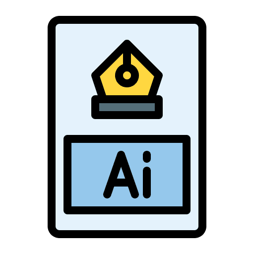 Ai file ai file files and folders document icon