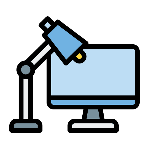 Desk computer profession desk icon Desk computer profession desk icon