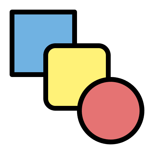 Shapes union graphics editor shapes icon Shapes union graphics editor shapes icon