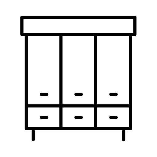 Cabinet cabinet cupboard storage icon