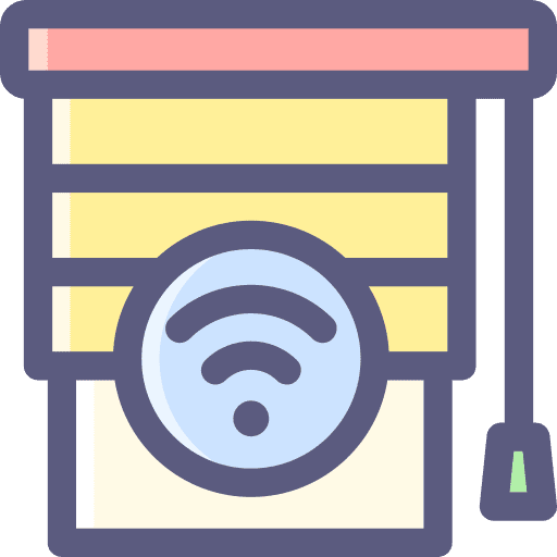 Blinds electronics wifi wireless icon