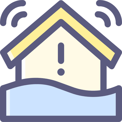 Flood wireless flood electronics icon