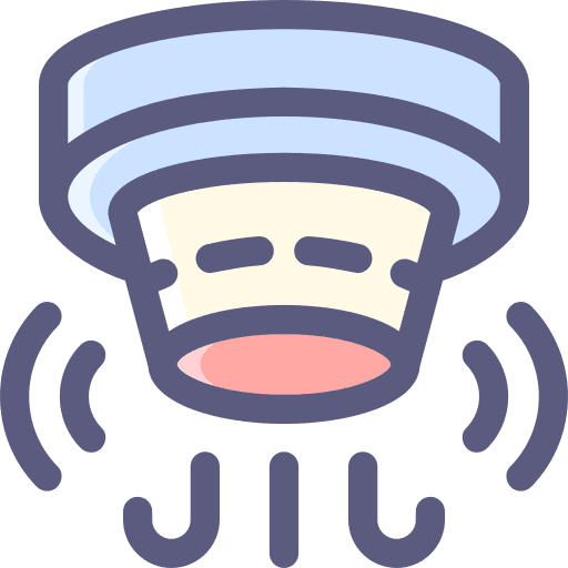 Smoke detector wifi signal smoke electronics icon