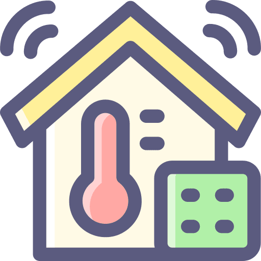Temperature control electronics temperature control temperature icon